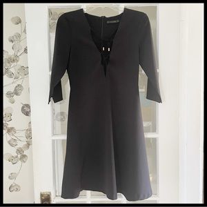 {Zara Basic} Tie-Front Dress